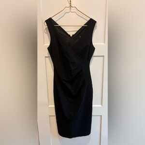 Le Chateau Black Midi Dress medium